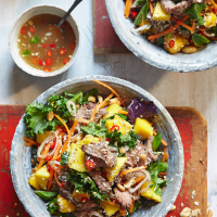 Asian beef salad with chilli-lime dressing