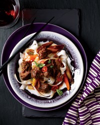 Asian beef with basil