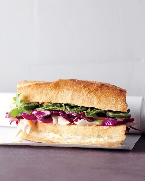 Asian chicken sandwich