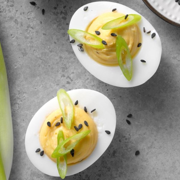 Asian deviled eggs
