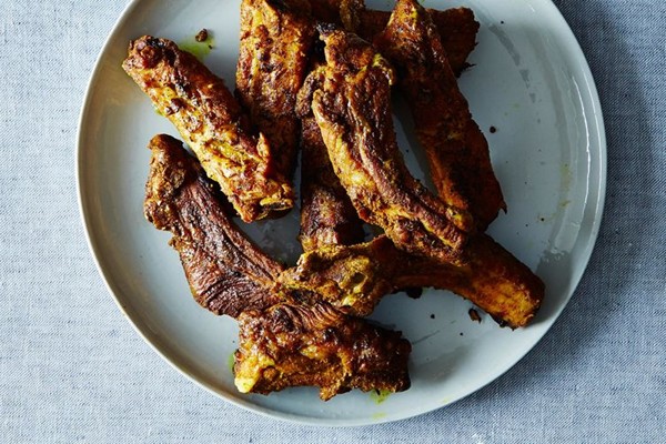 Asian dry rub baby back pork ribs