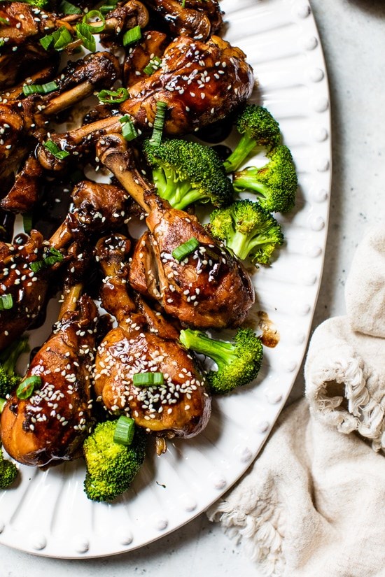 Asian glazed drumsticks