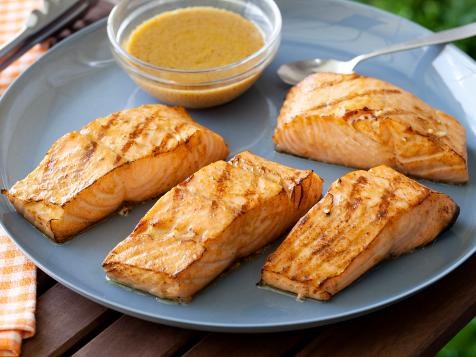 Asian grilled salmon