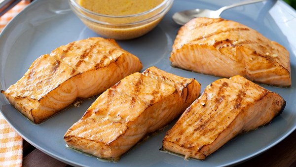 Asian grilled salmon