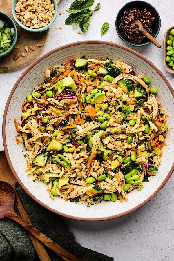 Asian-inspired chicken salad