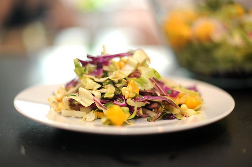 Asian-inspired slaw with mango