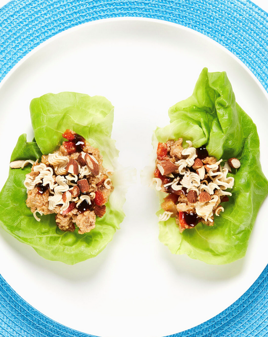 Asian lettuce chicken bundles