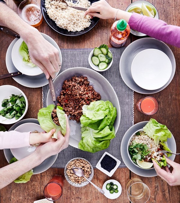 Asian lettuce wraps