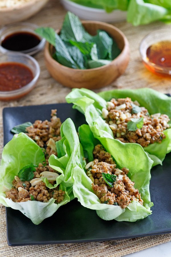 Asian lettuce wraps