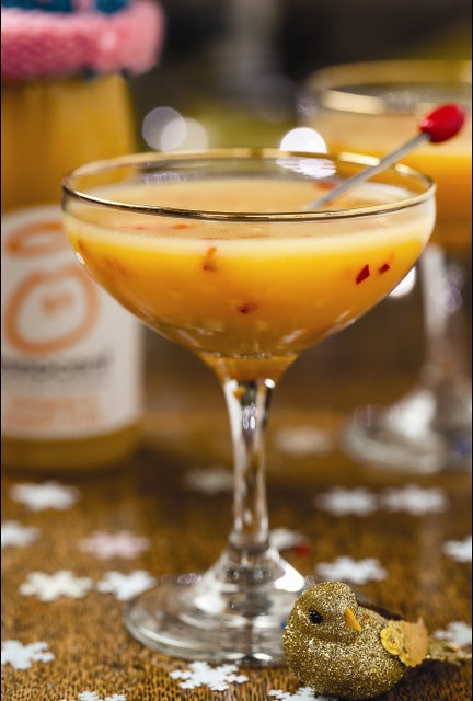Asian mango & coconut mocktail