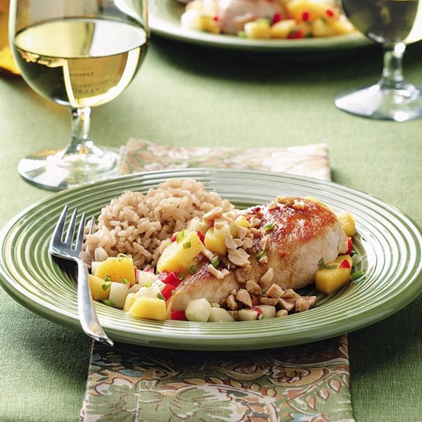 Asian mango chicken 