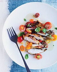 Asian marinated tomatoes