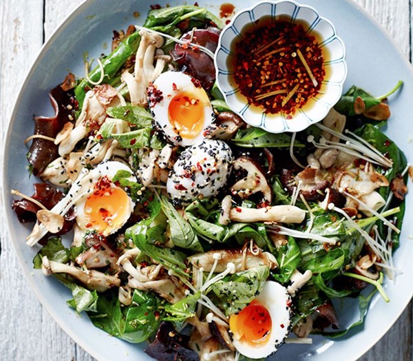 Asian mushroom salad