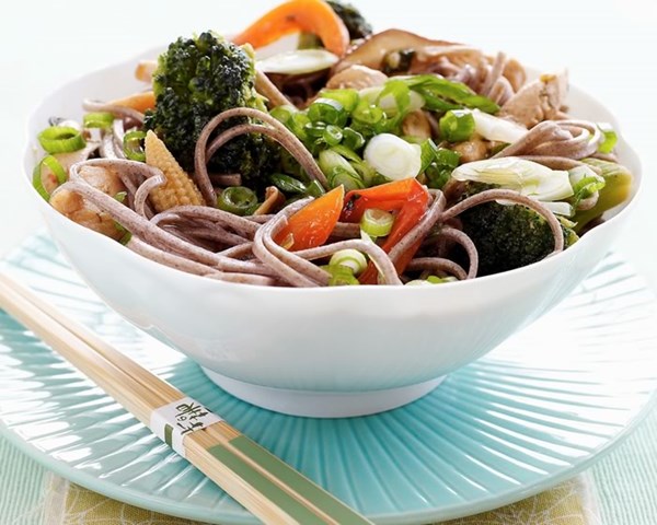Asian noodle bowl