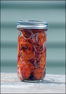 Asian pickled carrots and radishes