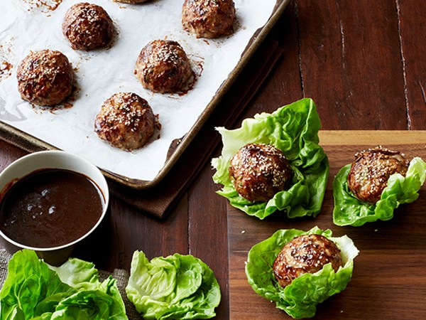 Asian pork meatballs