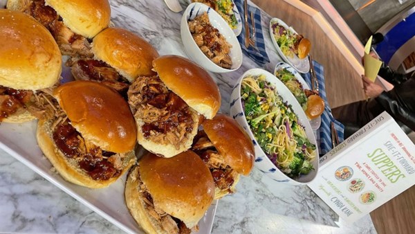 Asian pulled pork sandwiches