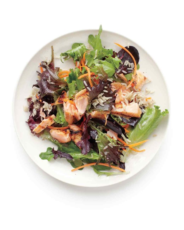 Asian salmon salad