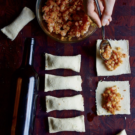 Asian shrimp rolls