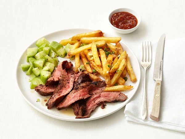 Asian steak frites