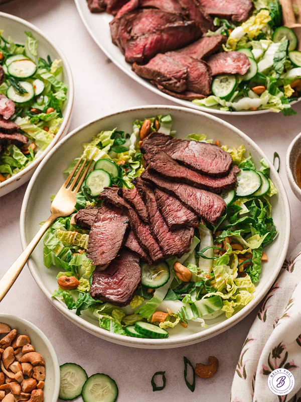 Asian steak salad