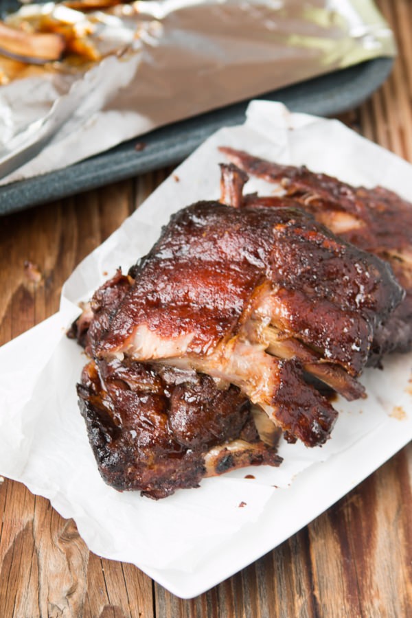 Asian sticky slow cooker ribs