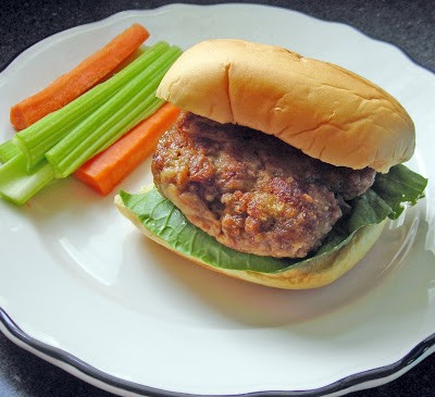 Asian-style chicken burgers