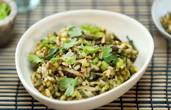 Asian-style risotto
