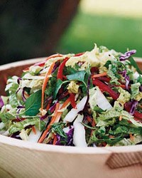 Asian-style spicy coleslaw