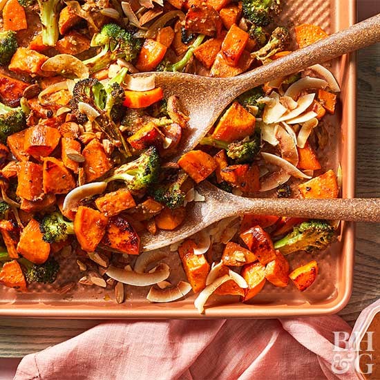 Asian-style sweet potatoes