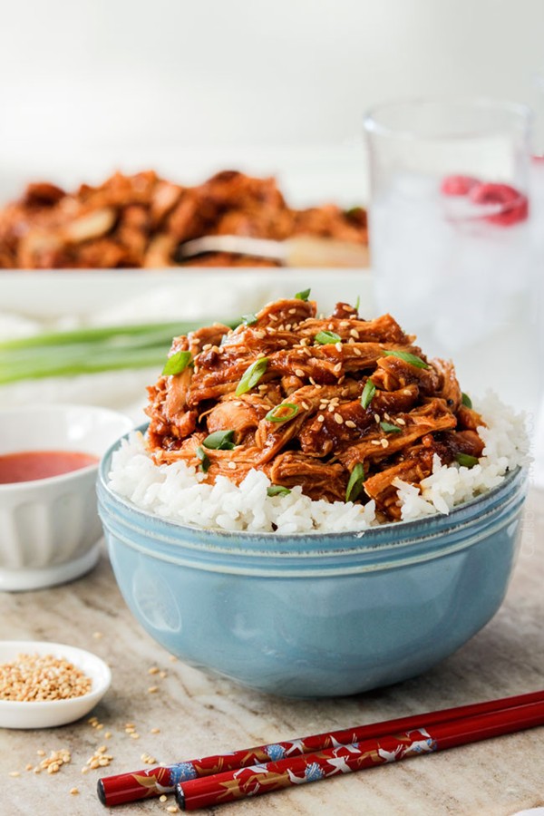 Asian sweet chili sesame chicken