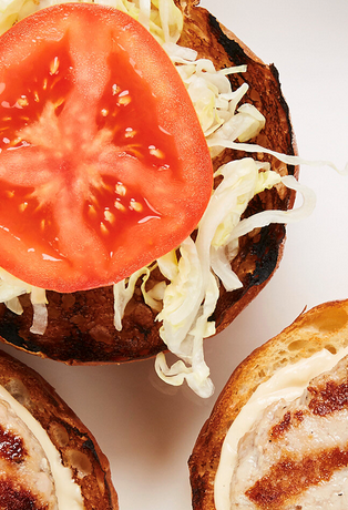 Asian tuna burgers