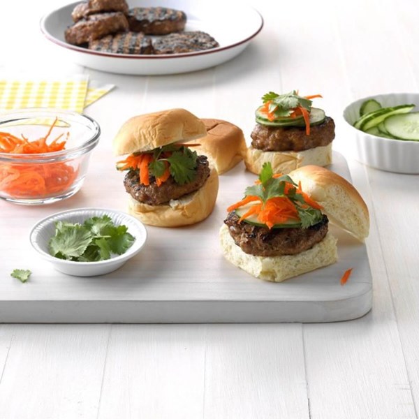 Asian turkey sliders 