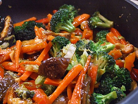 Asian vegetable stir fry