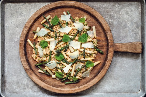 Asparagus and barley
