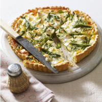Asparagus and goat's cheese tart