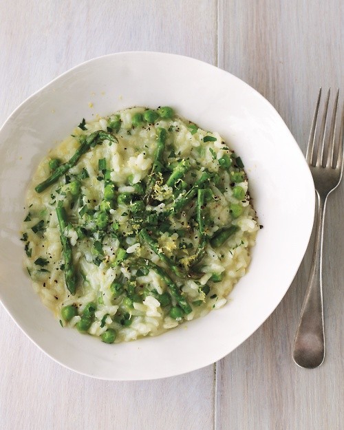 Asparagus and lemon risotto