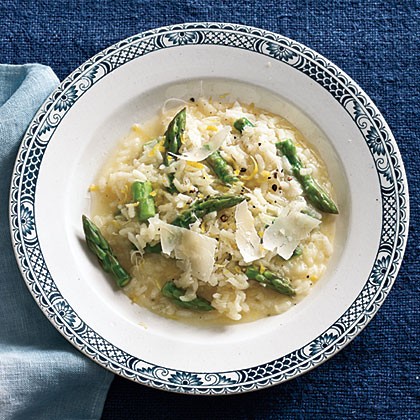 Asparagus and lemon risotto