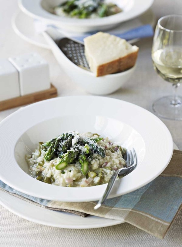 Asparagus and lemon risotto