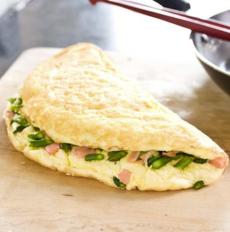 Asparagus and smoked salmon filling