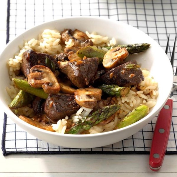 Asparagus beef stir-fry