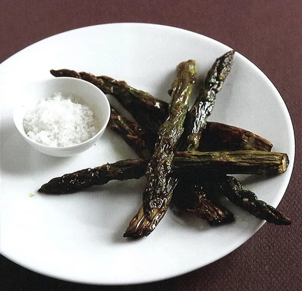 Asparagus, caramelized