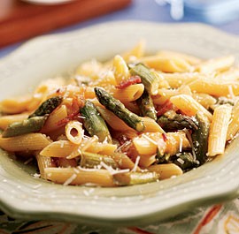 Asparagus carbonara