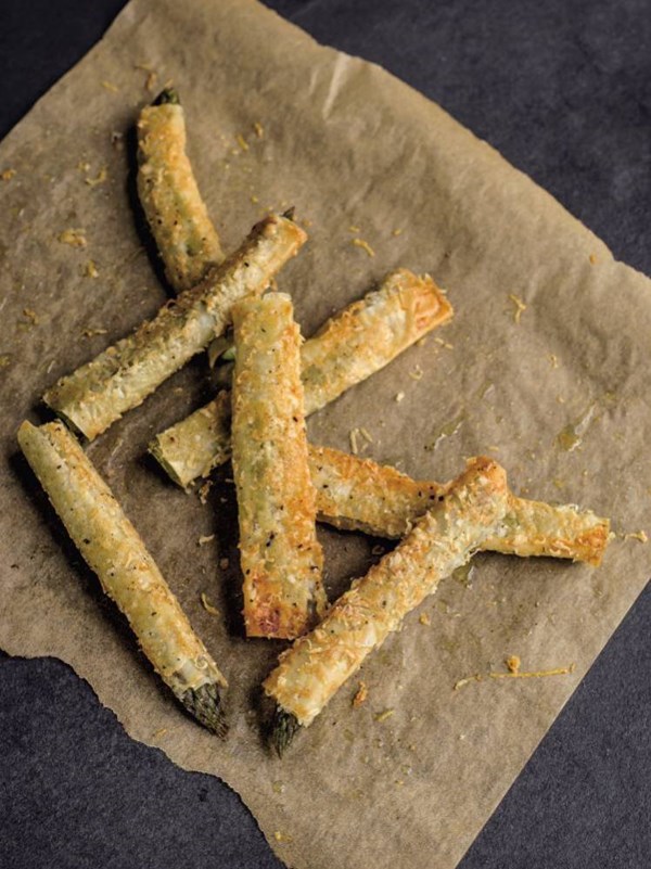 Asparagus cigars