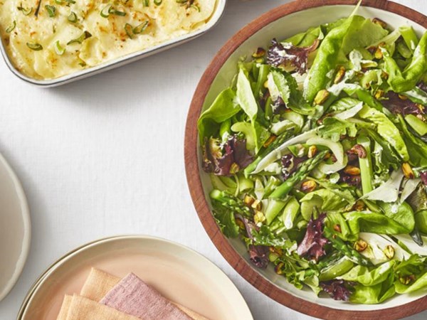 Asparagus-fennel salad