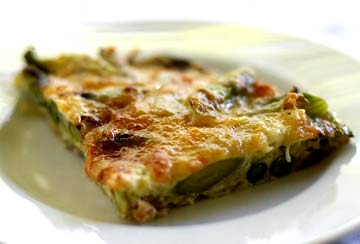 Asparagus frittata