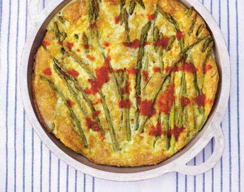 Asparagus frittata