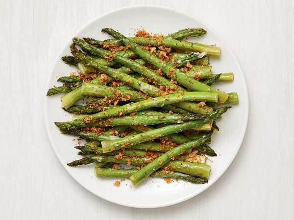 Asparagus gratin