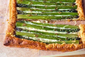 Asparagus Gruyère tart