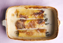 Asparagus lasagne
